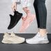 Women's Shoes for women summer new style fashion casual sports shoes trendy flying weaving women's shoes_desvips.com