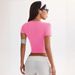 Quick Drying Yoga Top Women's Ruffled Fit Sports T-Shirt For Running Pilates Fitness - Versatile Workout Tank Top_desvips.com