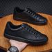 sheepskin high version german training versatile lace up men's and women's casual comfortable flat bottom white forrest_desvips.com