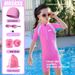 Children's Swimsuit Boys One-piece Professional Training Sun Protection Quick-drying Sports Swimwear Hot Spring Girls_desvips.com