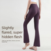 Women's Sports Nude Feel High Elastic Waist Slimming Sweat-Absorbing Breathable Flared Pants Fitness Yoga Pilates_desvips.com