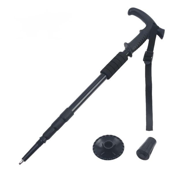 Outdoor Travel Trekking Poles, Retractable Hiking Aluminum Alloy Sticks, Walking Canes Wholesale_desvips.com