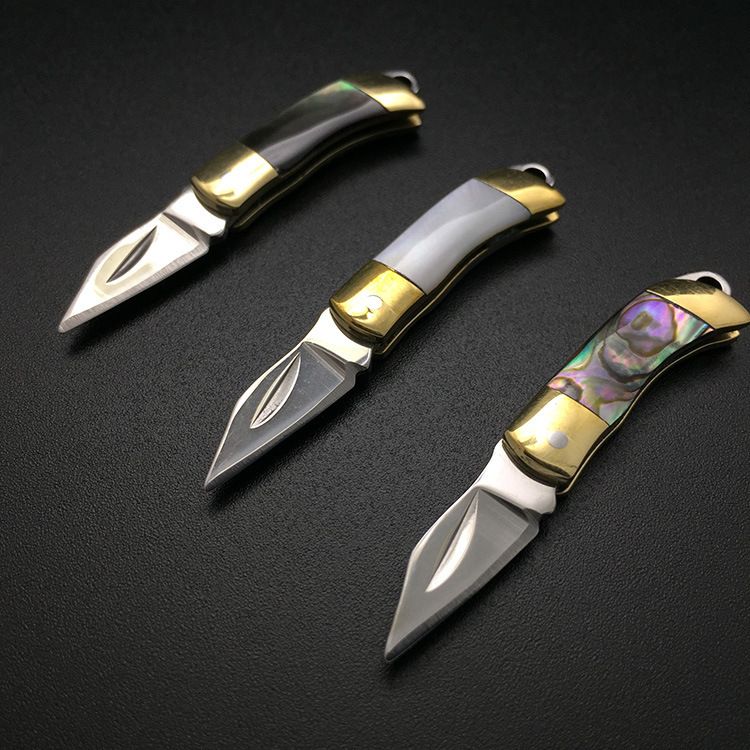High-quality Shell Mini Pocket Portable Keychain Knife, Sharp Utility Knife For Opening Packages_desvips.com