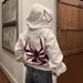 Halloween Unique Men And Women Sweatshirt Y2k Couple Large Size Spider-Man Zip Hoodie_desvips.com