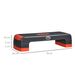 Step Fitness Per Aerobica Regolabile Su 3 Altezze 10-15-20 Cm In Plastica, Nero E Rosso_desvips.com