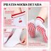 Women's Yoga Socks Non Slip Mid Calf Floor Socks For Fitness Dance Pilates Professional Autumn Winter Sports_desvips.com