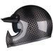 Vintage full helmet Carbon fiber Cruiser motorcycle helmet Men's moto3 off-road helmet_desvips.com
