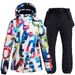 Winter Outdoor Ski Suit For Women, Warm Snowboard Snow Skiing Jacket And Pants Set_desvips.com
