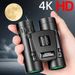 Cross-Border Hot Sale 10X25 Outdoor Folding Mini High Magnification HD Night Vision Binoculars With Recording Function_desvips.com