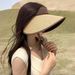 UPF50+ Wide Brim Summer Cycling Protection Visor For Women UV Sun Hat Face Shield_desvips.com