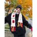 Autumn New Knitted Christmas Atmosphere Cute Handmade Tassel Scarf For Women Winter Warm Fashionable Neck Warmer_desvips.com