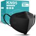 TOPMAX KN95 Face Masks 50 Pack 5-Ply Breathable Filter Efficiency≥95% Protective Cup Dust Disposable Masks Against PM2.5 Black_desvips.com