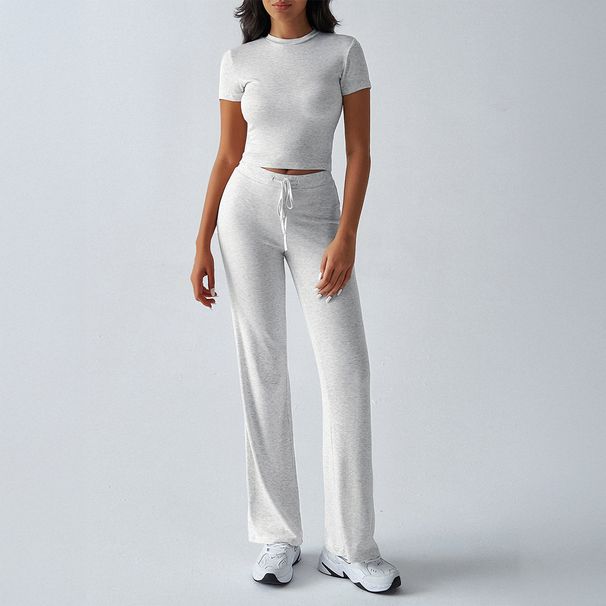Diyun Cross-Border Foreign Trade European And American Women's 2025 Autumn Winter Elegant Solid Color Round Neck Urban_desvips.com
