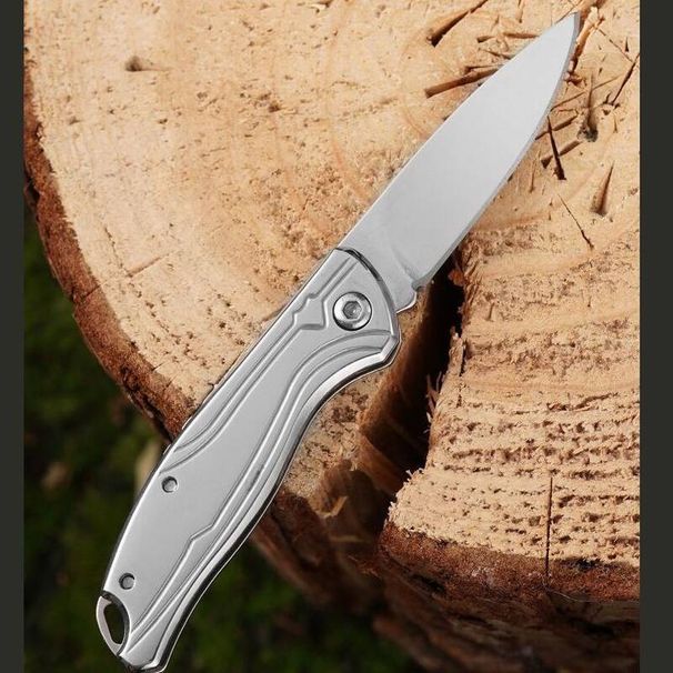 All-steel Portable Vegetable And Fruit Shredder, Keychain Knife, Small Steel Blade, Ultra-sharp, Perfect For Opening_desvips.com