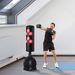 Sacco Da Boxe Da Terra, Sacco Da Pugile Per Adulti E Bambini, Fit Boxe Arti Marziali (50x50x165cm)_desvips.com