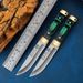 Traditional Mongolian Style Meat Knife - Stainless Steel Camping & BBQ Knife With Ergonomic Handle For Outdoor Cooking, Hunting, And Fruit Cutting_desvips.com
