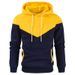 New Color Block Fashion Sweatshirt Men's Casual Sports Top_desvips.com