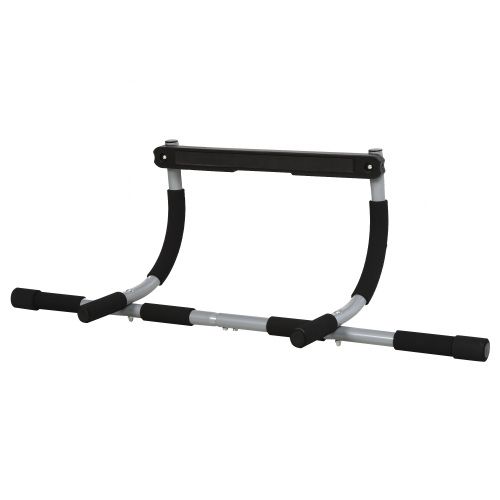 Klimmzugstange Multifunktions-Trainingshalterung Türreck Aus Stahl Mit Schaumstoffgriffen Schwarz Grau 92x40x17cm Für Fitness Zuhause_desvips.com
