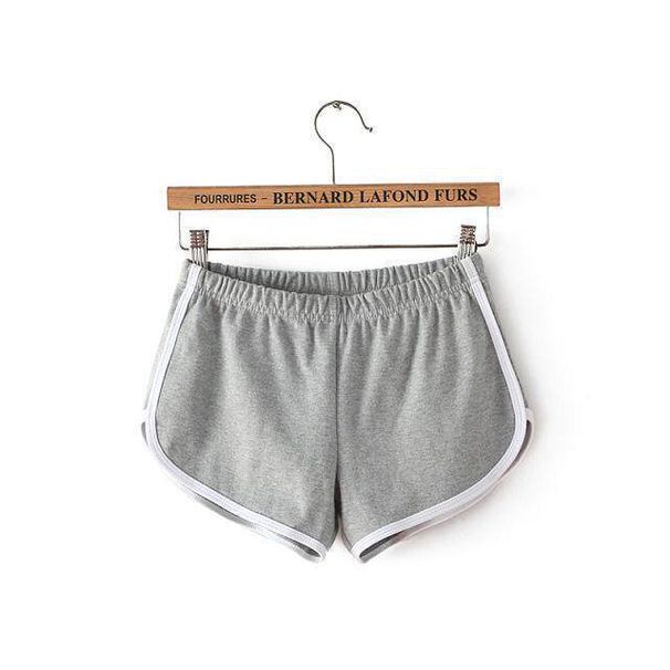 2025 European And American Foreign Trade Sports Shorts For Women, Home Casual Solid Color Fashion Yoga Beach Shorts,_desvips.com