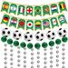 Theme Banner Honeycomb Flag World Cup Football Pull Flower Hanging Decoration_desvips.com