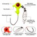 Soft Bait Weighted Lead Head With Swivel Spinner Anti-Hooking Lure 1.4g 1.6g 3g JIG Hook_desvips.com