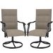 Murago Patio Chairs Set Of 2, Outdoor Chairs, Brown_desvips.com