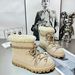 European Style Women's Sheepskin Snow Boots Winter New Flat Non-Slip Warm Casual Versatile Northeast Cotton Shoes_desvips.com