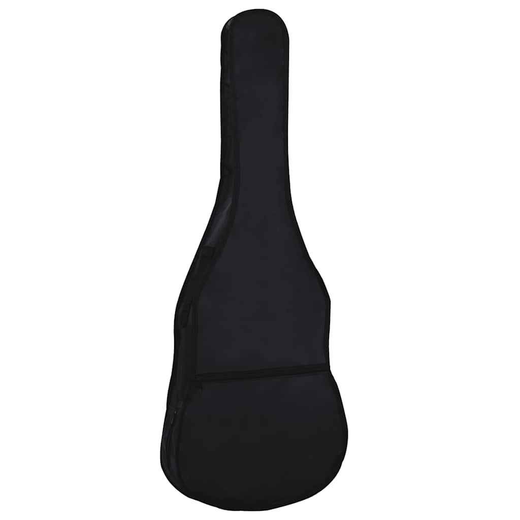 Black Textile Fabric Guitar Bag - Fits 4/4 Classical Guitar - Lightweight And Portable - Includes Strap_desvips.com