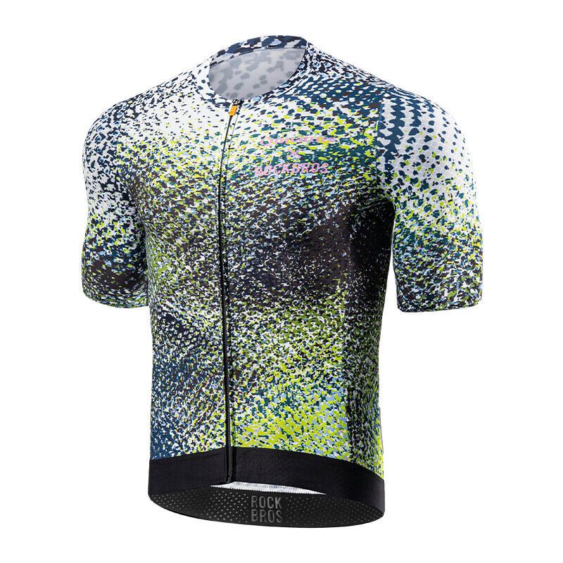 ROCKBROS & Qunature Men's Cycling Jersey. This is a short - sleeved shirt for cycling clothing, available in sizes from S to 4XL._desvips.com