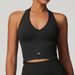 Cross-Border Vest Breathable Yoga European And American Seamless Halter Sports Bra Women Shockproof Fitness Top_desvips.com