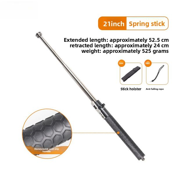 21 Inch Automatic Telescopic Swing Stick - Essential Gear For Outdoor Enthusiasts_desvips.com