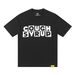 Vintage Cartoon Character Letter Print Short Sleeve T-shirt Men Loose Crew Neck Cotton Streetwear Casual Basic Tee_desvips.com