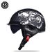 retro half helmet motorcycle helmet summer motorcycle cruise four seasons 3C certified carbon fiber men and women_desvips.com