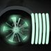 Car Wheels Fluorescent Stickers, Wheel Hub With Reflective Warnings, Electric Vehicles, Motorcycles, Bicycles, And_desvips.com