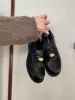 Black Womens Shoes Free Shipping Derby Flats British Style Casual Female Sneakers Ladies' Footwear Shallow Mouth Loafers_desvips.com