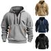 New Autumn Winter Sweatshirt Hoodie Zipper Multi Pocket Pullover Men's Sports Casual Jacket_desvips.com