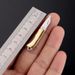 Mini Brass Folding Sharp Exquisite Keychain Pendant Pocket Knife Self-Defense Package Opener_desvips.com