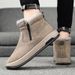 Men's Outdoor High-top Casual Men's Cotton Shoes Are Popular, Winter New Snow Boots Men's Shoes 2025 Fashion Men's Shoes_desvips.com