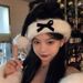 Decoration Hat Red Bowknot Women Winter Internet Celebrity Photo Year Atmosphere New Plush Christmas Costume_desvips.com