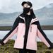 001 And Women's Windproof Waterproof 3-in-1 Sports Outdoor Detachable Two-Piece Mountaineering Men's Jacket_desvips.com