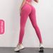PeakGo New European And American Back V Bare Sensation Yoga For Women Ins High Waist Lift Peach Hip Chrysanthemum Sports_desvips.com
