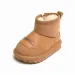 Kids Snow 2025 Winter New Children Short Ankle Girls Non-slip Thick Plush Fur Rubber Cutefeet Toddler Boots for Boys_desvips.com