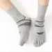 Pairs/lot Man Toe Sport Compression Cotton Sweat-Absorbing Badminton Tennis Bike Run Basketball 5 Finger Travel Socks_desvips.com