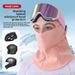 Autumn Winter Cycling Fleece Windproof Face Mask Derong Cold-proof Neck Warmer Skiing Thermal Headgear For Men And Women_desvips.com
