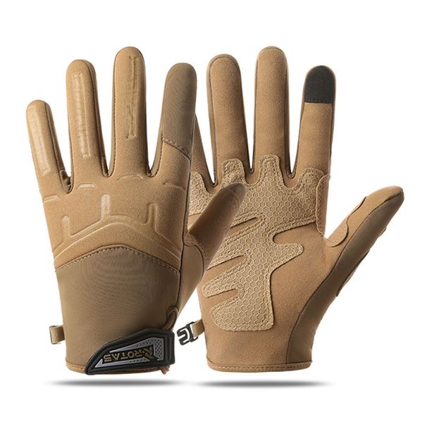 Men's Cycling Gloves Windproof And Cold Proof Cycling Touch Screen Motorcycle Outdoor Sports Training Mountaineering Wear Resistant Full Finger_desvips.com