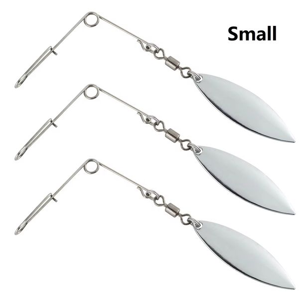 5pcs Willow Blade Spinnerbait Wire Shaft Fsihing Spinner Fishing Lure Buzzbaits Wobbler For Bass Trout Perch Jig Head_desvips.com