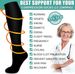 Sports Socks Sports Compression Socks Flat Solid Color Long Nylon 200N For Jump Rope Running Calf_desvips.com