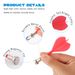 Huanqu 18-Piece Set, 6 Colors, Safe Darts, Adult Home Magnetic Dart Board Accessories, Indoor Party Office Bar Games_desvips.com
