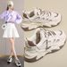 2025 New Autumn Women's Dad Shoes Versatile Thick-Soled Height-Increasing Casual Sneakers_desvips.com