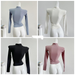 Fitness Jacket Women, Tight Fitting Quick Drying Top, Long Sleeved Professional Running, Pilates Training, Yoga Suit Set_desvips.com
